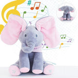 Elephant Stuffed Toys For Children Kawaii Electric Music