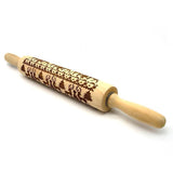 CHRISTMAS REINDEERS ROLLING PIN