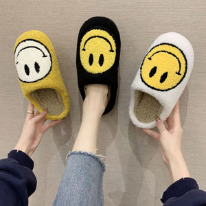 Happy Smiley Emoji Slippers