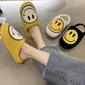 Happy Smiley Emoji Slippers